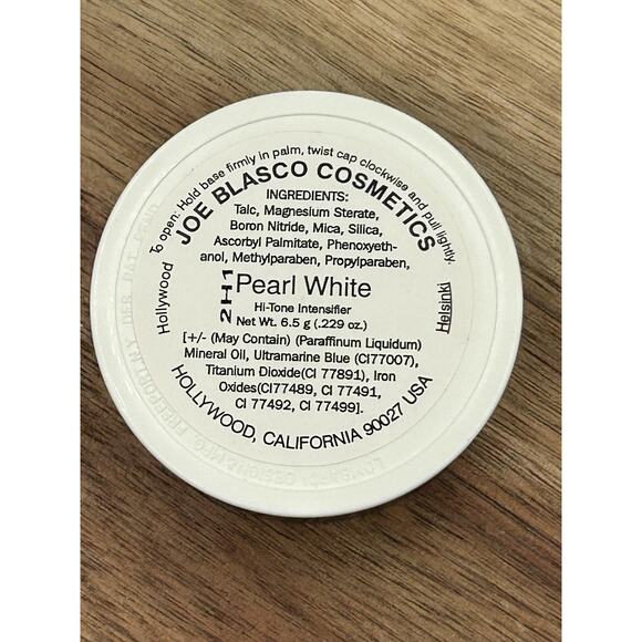 Joe Blasco Hi-Tone Intensifier Pearl White Powder 6.5g Cruelty Free USA - Picture 6 of 7